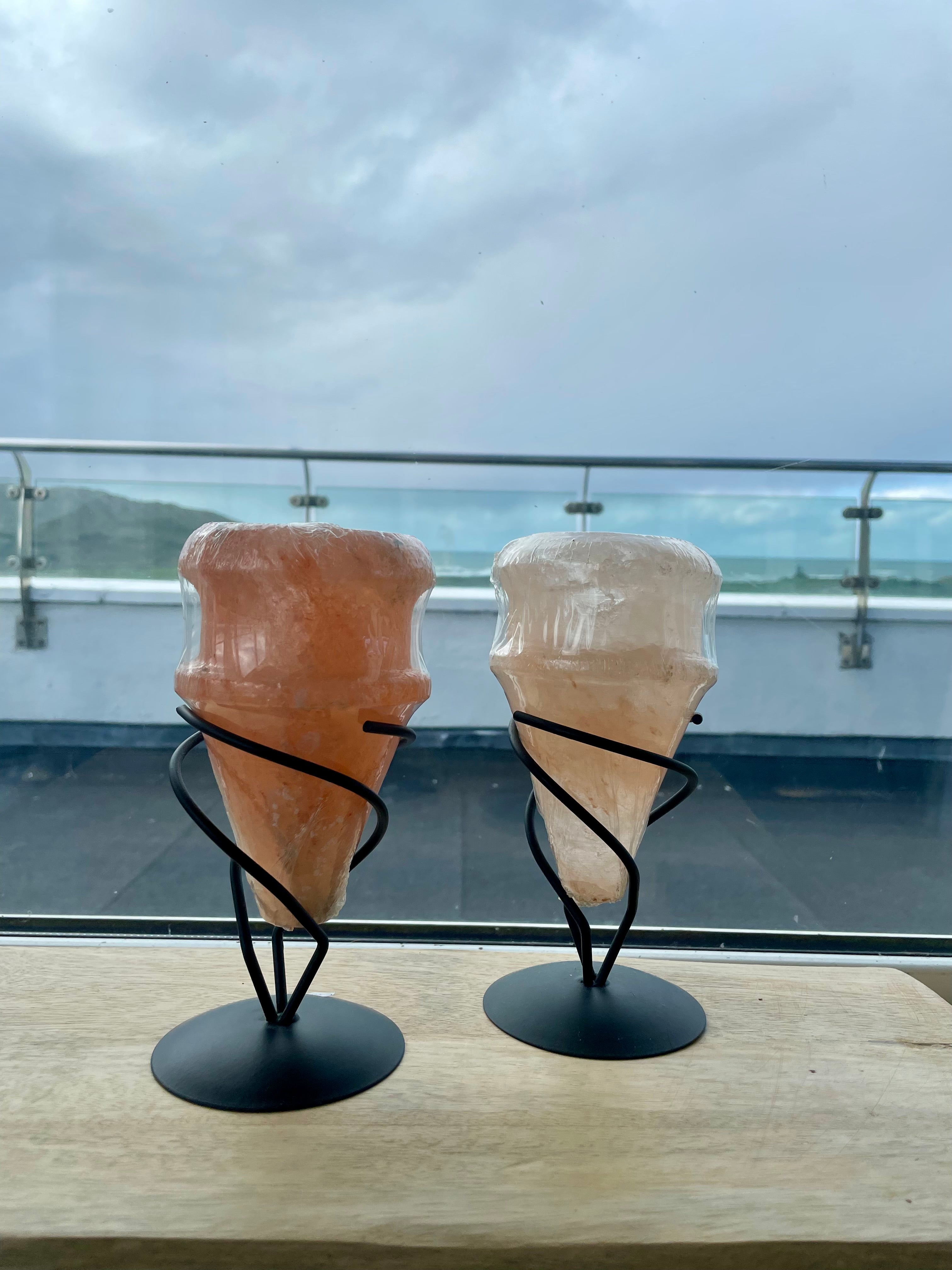 Salt Cone Tealight Holder