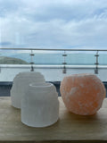 Salt Stone Tealight Holder