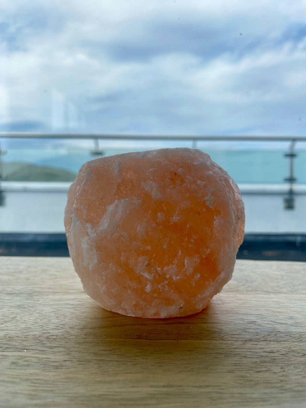 Salt Stone Tealight Holder