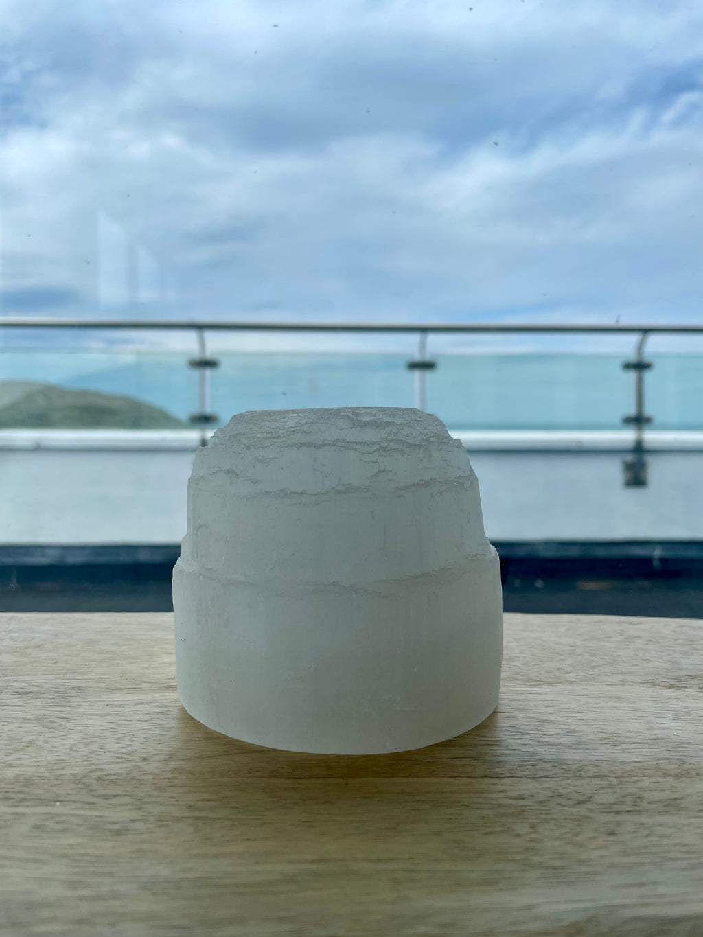 Selenite Tealight Holder