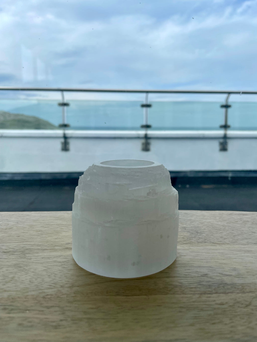 Selenite Tealight Holder