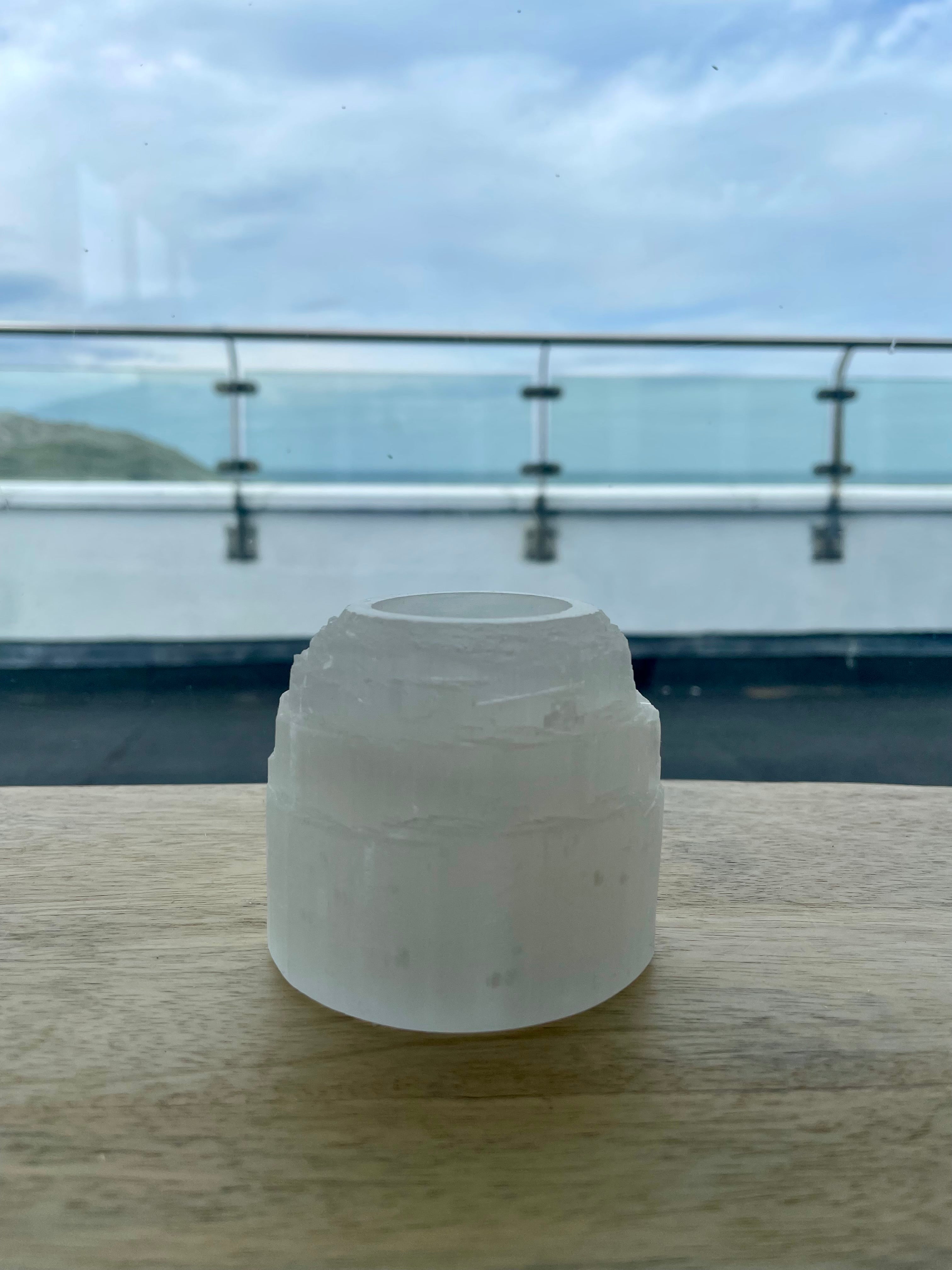 Selenite Tealight Holder