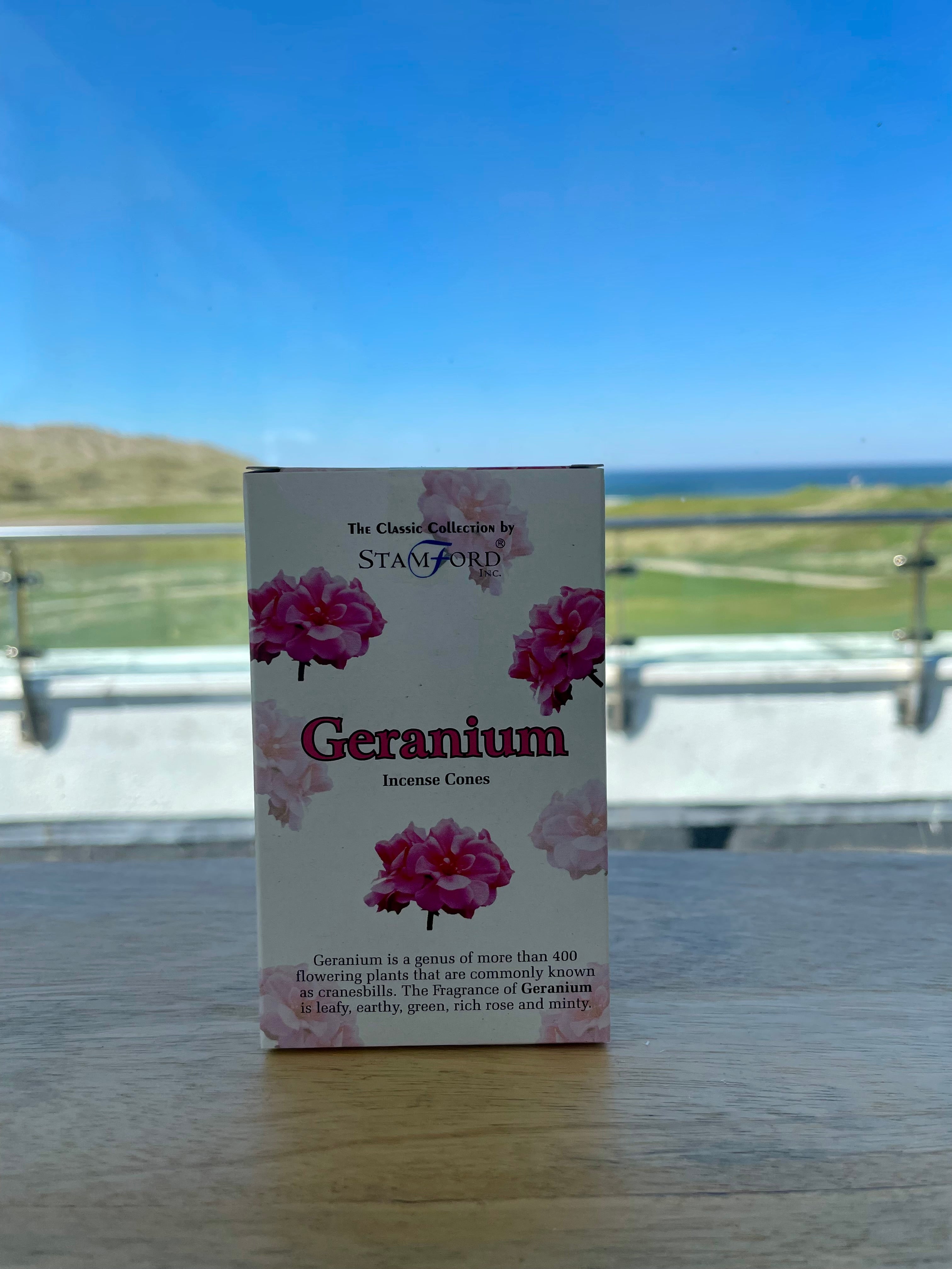 Stamford Geranium Incense Cones