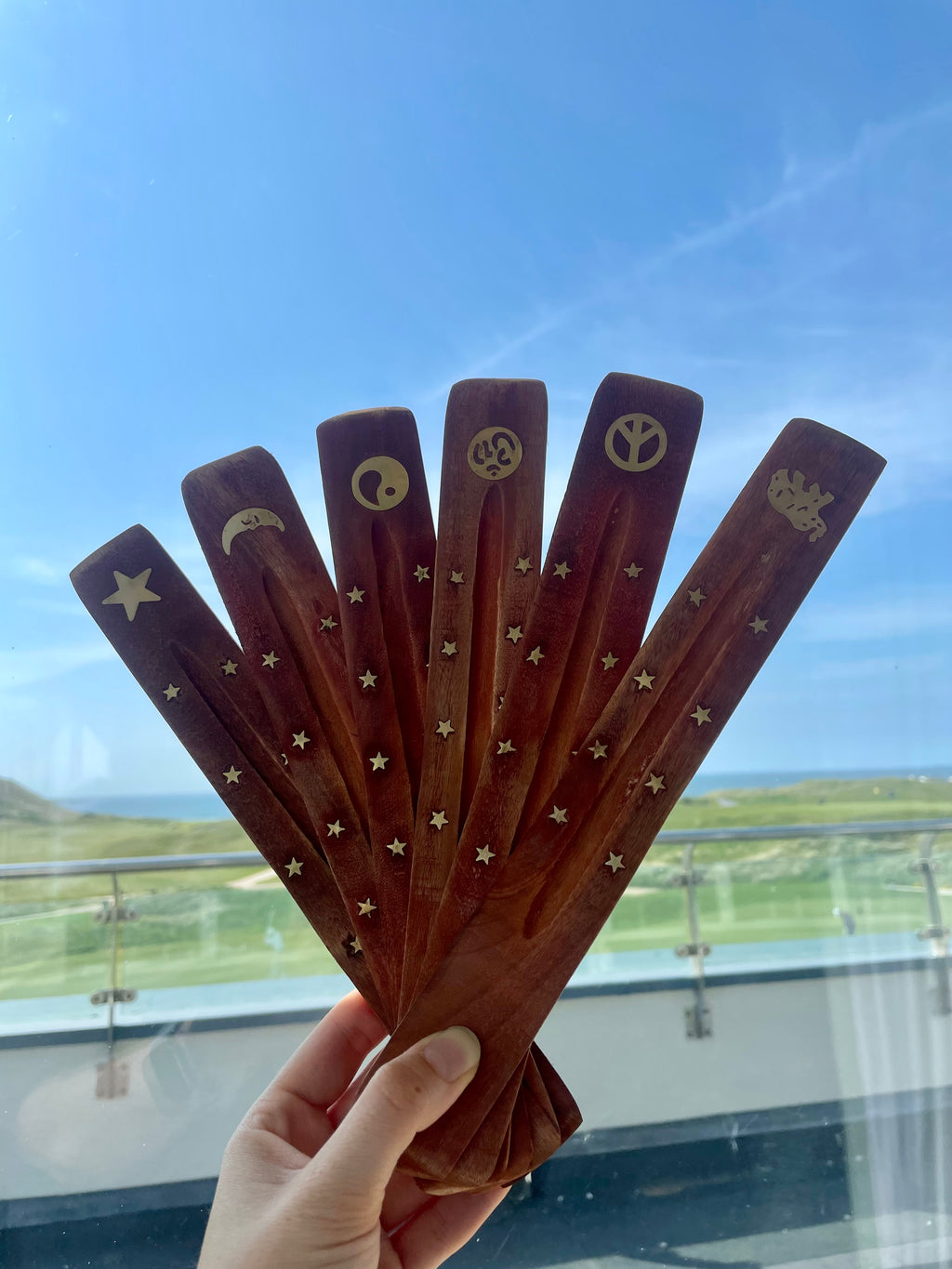 Wooden Incense Holder